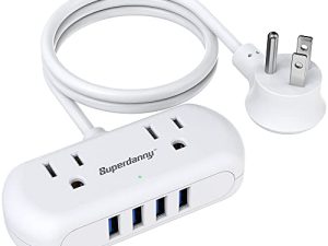SUPERDANNY Power Strip with USB