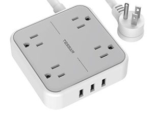 Power Strip with 3 USB Ports