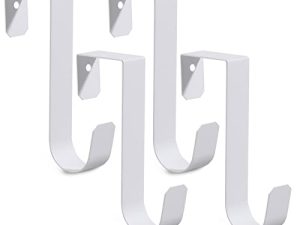 4 Pack Over The Door Hooks