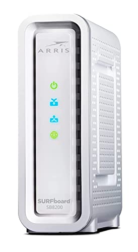 ARRIS SURFboard SB8200 DOCSIS 3.1 Cable Modem | Approved for Comcast Xfinity ARRIS SURFboard SB8200 DOCSIS 3.1 Cable Modem | Approved for Comcast Xfinity