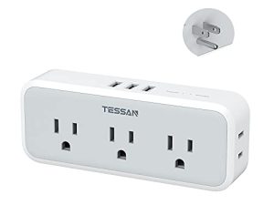 Multi Plug Outlet Splitter with USB