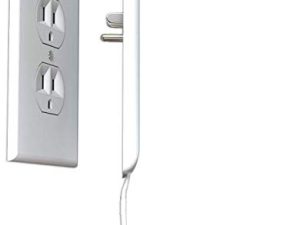 Sleek Socket Ultra-Thin Outlet Concealer with Cord Concealer Kit