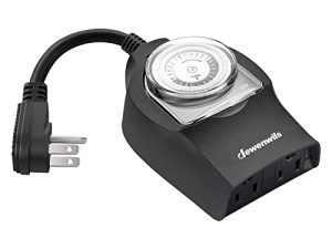 DEWENWILS Christmas Lights Timer Outdoor Waterproof