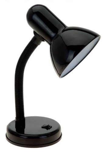 Simple Designs LD1003-BLK Basic Metal Flexible Hose Neck Desk Lamp Simple Designs LD1003-BLK Basic Metal Flexible Hose Neck Desk Lamp