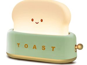 QANYI Desk Decor Toaster Lamp