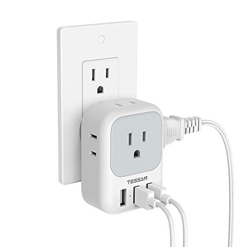 Multi Plug Outlet Extender with USB Multi Plug Outlet Extender with USB