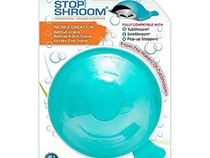 StopShroom STBLU232 Universal Stopper Plug Cover for Bathtub