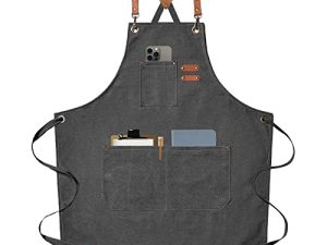 AFUN Chef Aprons for Men Women with Large Pockets