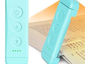 Glocusent USB Rechargeable Book Light for Reading in Bed