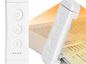 Glocusent USB Rechargeable Book Light for Reading in Bed