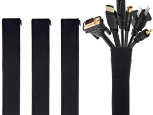 [4 Pack] JOTO Cable Management Sleeve