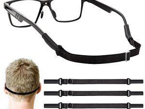 Adjustable Glasses Straps - 3 Pcs No Tail Adjustable Eyewear Retainer Glasse Strap for Men's Glasses Straps