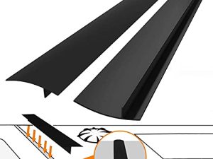 Kitchen Stove Counter Gap Cover (2 Pack) Silicone Gap Cover with Heat Resistant Wide & Long Gap Filler Used for Protect Gap Filler Sealing Spills in Kitchen Counter