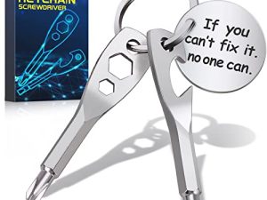 Stocking Stuffers for Men Tools - 5 In 1 Keychain Tools Christmas Cool Gadgets Gifts For Men Fathers Dad Grandpa Son Birthday Gifts