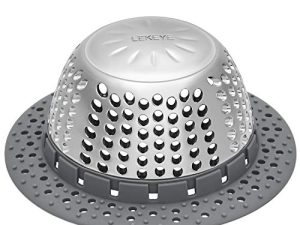LEKEYE Drain Hair Catcher/Bathtub Drain Cover/Drain Protector for Pop-Up & Regular Drains(Patented Product)