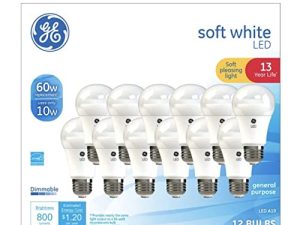 GE Soft White 60 Watt Replacement LED Light Bulbs