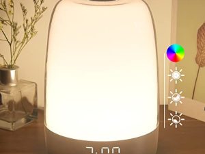 winshine Touch Wake Up Night Light with Sunrise Simulation Alarm Clock