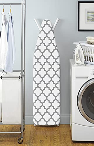 Whitmor Deluxe Ironing Board Cover and Pad - Medallion Grey Whitmor Deluxe Ironing Board Cover and Pad - Medallion Grey