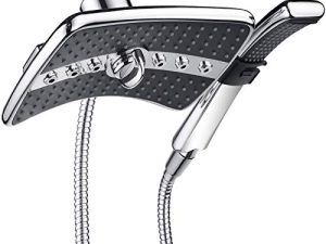 BRIGHT SHOWERS Dual Shower Head Combo Set
