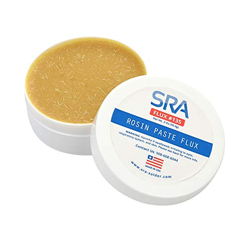 SRA Soldering Products Rosin Paste Flux #135 In A 2 oz Jar SRA Soldering Products Rosin Paste Flux #135 In A 2 oz Jar