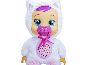 Cry Babies Goodnight Starry Sky Daisy - 12'' Bedtime Baby Doll | Plays 5 Lullabies & Night Light Starry Sky Projection