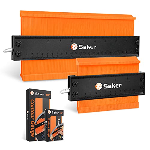 Saker Contour Duplication Gauge-Adjustable Lock -Precisely Copy Irregular Shape -Irregular Welding Woodworking Tracing - Must Have Tool for DIY Handyman Saker Contour Duplication Gauge-Adjustable Lock -Precisely Copy Irregular Shape -Irregular Welding Woodworking Tracing - Must Have Tool for DIY Handyman