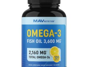 Omega-3 Fish Oil Supplement 3600 mg | EPA & DHA | Best Source of Omega 3 | Ultimate Brain