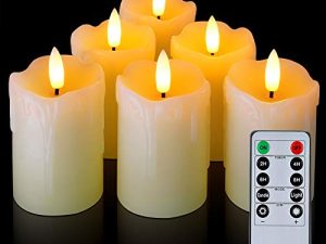 Homemory Flameless Votive Candles with Timer Remote