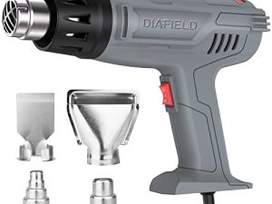 1850W Heat Gun Variable Temperature Settings 112℉~1202℉（44℃- 650℃）