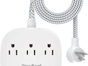 Desktop Power Strip with 3 Outlet 4 USB Ports 4.5A