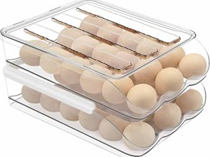 Large Capacity Egg Holder For Refrigerator - 36 Egg Fresh Storage Box for Fridge