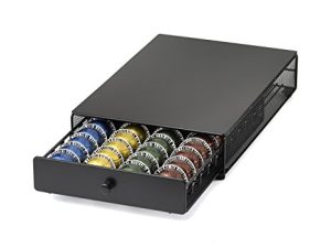 Nifty Vertuoline Rolling Coffee Pod Drawer – Satin Black Finish
