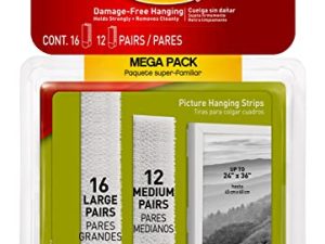 Command Medium and Large Picture Hanging Strips
