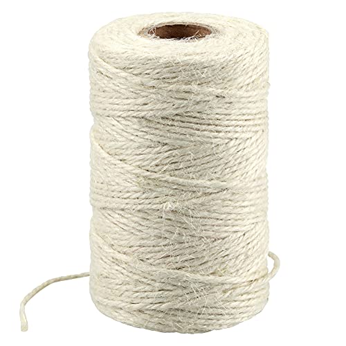 KINGLAKE 328 Feet Natural Jute Twine Best Arts Crafts Gift Twine Christmas Twine Durable Packing String KINGLAKE 328 Feet Natural Jute Twine Best Arts Crafts Gift Twine Christmas Twine Durable Packing String