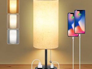 Dott Arts USB Bedside Table Lamp