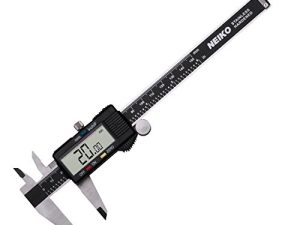 NEIKO 01407A Electronic Digital Caliper | 0-6 Inches | Stainless Steel Construction with Large LCD Screen | Quick Change Button for Inch/Fraction/Millimeter Conversions