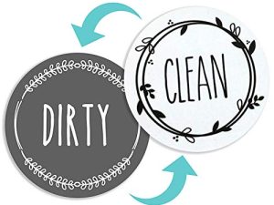 Rustic Farmhouse Dishwasher Magnet Clean Dirty Sign