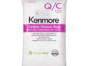 Kenmore Type Q HEPA Vacuum Bags for Canister Vacuums