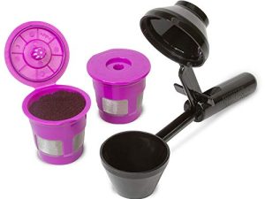 Cafe Fill Value Pack by Perfect Pod - Reusable K Cup Coffee Pod Filters & Coffee Scoop