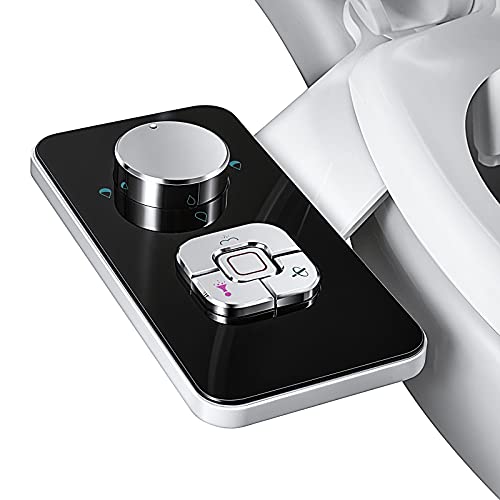 Bidet Attachment - SAMODRA Non-electric Cold Water Bidet Toilet Seat Attachment with Pressure Controls Bidet Attachment - SAMODRA Non-electric Cold Water Bidet Toilet Seat Attachment with Pressure Controls