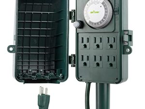 BN-LINK 24 Hour Mechanical Outdoor Multi Socket Timer