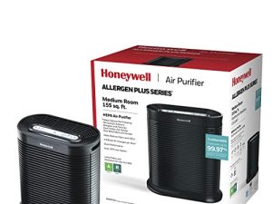 Honeywell HPA100 HEPA Air Purifier for Medium Rooms - Microscopic Airborne Allergen+ Reducer