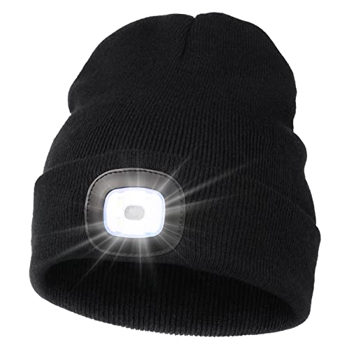 Unisex Beanie Hat with Light Unisex Beanie Hat with Light
