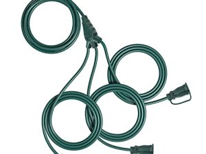 DEWENWILS 25 Ft Outdoor Extension Cord Multiple Outlets