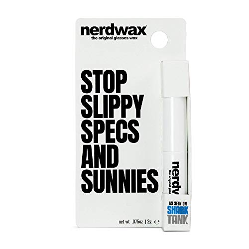 Nerdwax Glasses Wax - Single | Stop Sliding Glasses | Anti-Slip Eyewear Retainer | As Seen on Shark Tank Nerdwax Glasses Wax - Single | Stop Sliding Glasses | Anti-Slip Eyewear Retainer | As Seen on Shark Tank