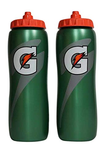 Gatorade 32 Oz Squeeze Water Sports Bottle - Pack of 2 - New Easy Grip Design Gatorade 32 Oz Squeeze Water Sports Bottle - Pack of 2 - New Easy Grip Design