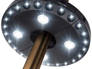 OYOCO Patio Umbrella Light 3 Brightness Modes Cordless 28 LED Lights at 200 lumens-4 x AA Battery Operated