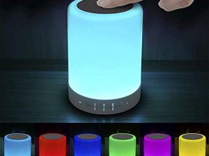 Elecstars Touch Bedside Lamp - with Bluetooth Speaker