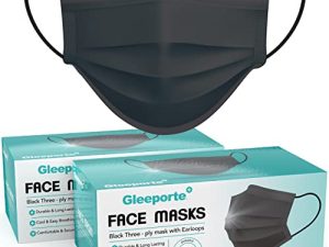 Black Disposable Face Mask