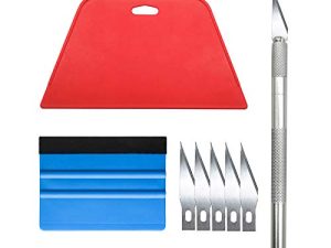 tiptopcarbon Wallpaper Smoothing Tool Kit for Adhesive Contact Paper Application Window Film Craft Vinyl